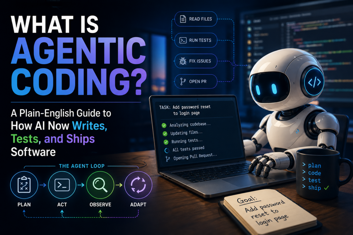 Agentic Coding. How AI Writes, Tests, Debugs, and Ships Software